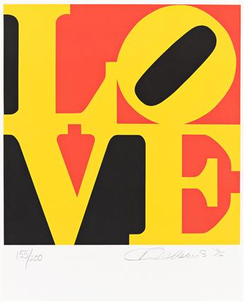 ROBERT INDIANA (1928 - 2018) The Book of Love #9.                                                                                                